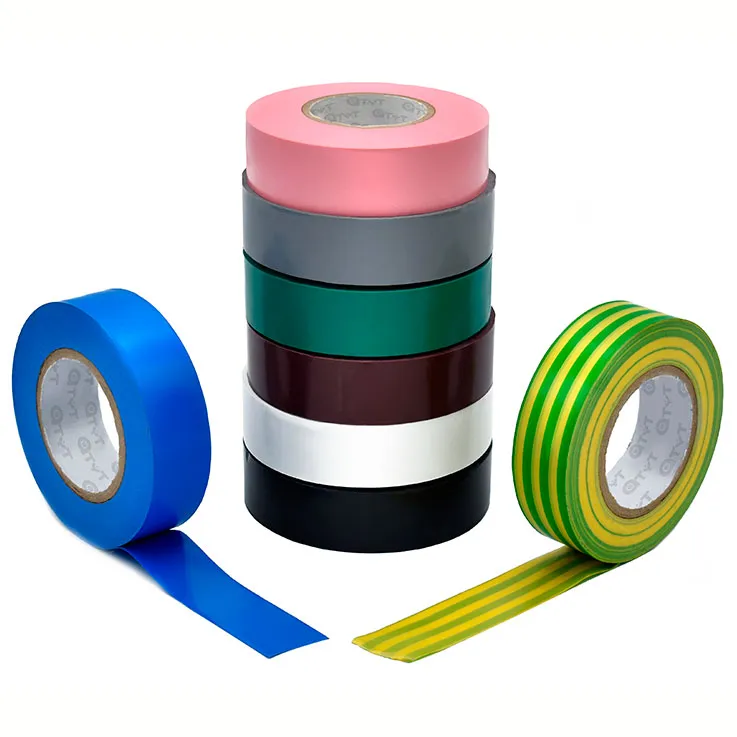 PVC insulating adhesive tape “GEKKOTA” - Flame retardant (Black, 20 m, 0.12 mm, Granel)